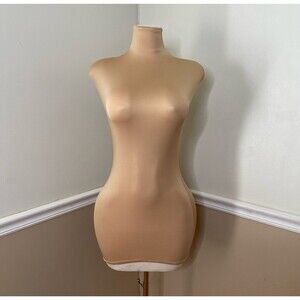 Light Nude Stretchable Fabric Cover for Female Half Body Dress Form Mannequin